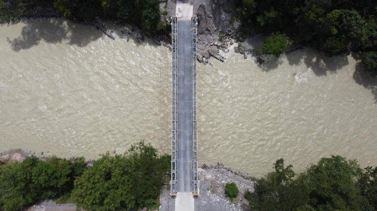 Modular Bridge connecting two villages